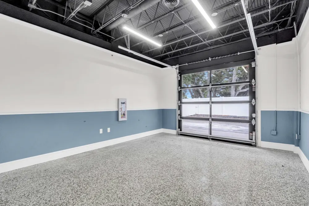 Entry area of a finished commercial buildout in Bradenton